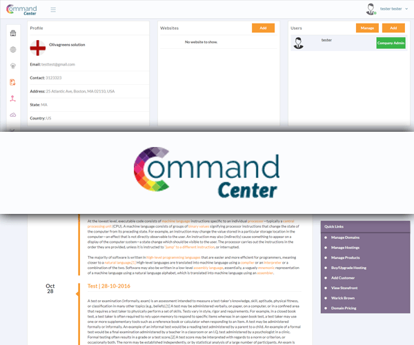 Command Centre